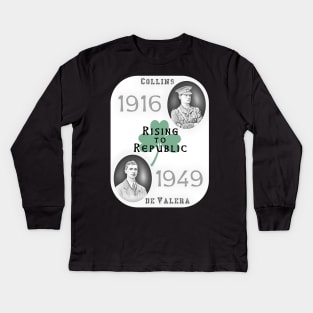 Rising to Republic: for a United Ireland #6 Kids Long Sleeve T-Shirt